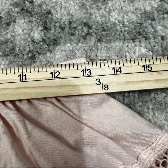 Light Pink Crochet Cropped Tube Top - Picture 3 of 8